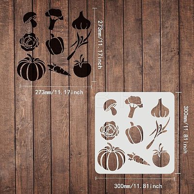 Large Plastic Reusable Drawing Painting Stencils Templates DIY-WH0172-565-1