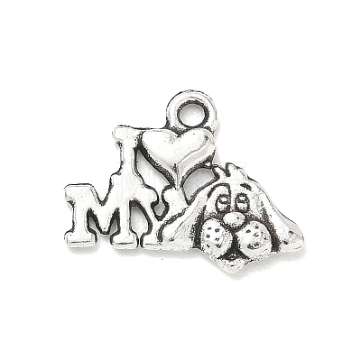 Tibetan Style Alloy Pendants PALLOY-A037-03K-AS-1