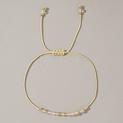 Natural Birthstone Braided Bead Bracelets for Women X-VA8051-4-1
