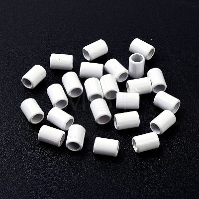 Column Rack Plating Spray Painted Alloy Beads for Jewelry Making PALLOY-F291-01G-1