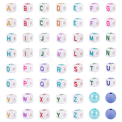 264Pcs 28 Styles Opaque & Transparent Acrylic Beads OACR-TA0004-78-1