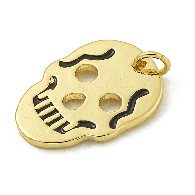 Rack Plating Brass Enamel Pendants KK-Z067-24G-01-1