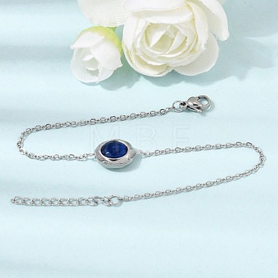 304 Stainless Steel & Cubic Zirconia Stud Earrings & Pendant Necklaces & Link Bracelets Sets SA-CBADCF0-02P-1