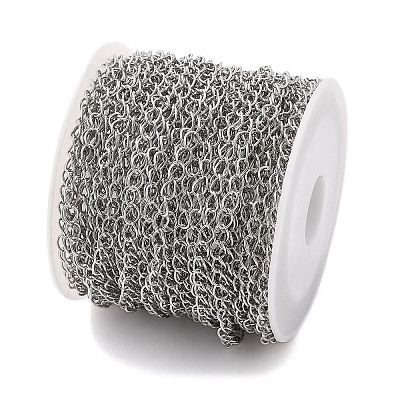 Brass Curb Chains KK-P304-02A-P-1