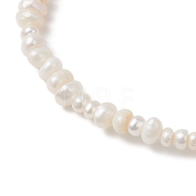 Natural Cultured Freshwater Pearl Beads Stretch Bracelets for Women BJEW-JB13068-1