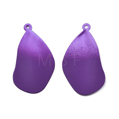 Spray Painted Iron Pendants IFIN-N008-026B-1