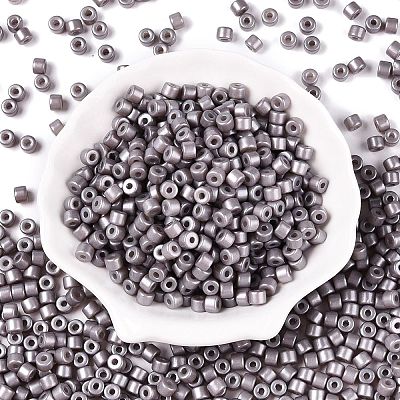 Baking Paint Pearlized Glass Seed Beads SEED-T008-03U-1