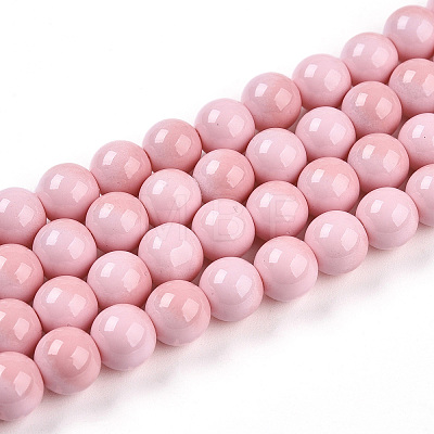 Baking Paint Glass Beads X1-DGLA-N012-8mm-01-1