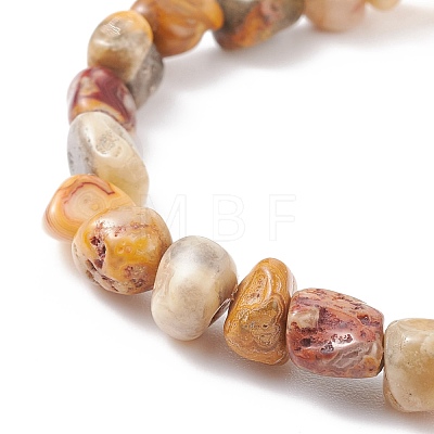 Natural Gemstone Beaded Stretch Bracelet for Women BJEW-JB08271-1