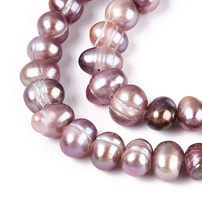 Natural Cultured Freshwater Pearl Beads Strands PEAR-N013-05O-02-1