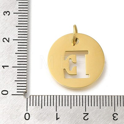 Ion Plating(IP) 304 Stainless Steel Pendants STAS-M074-01G-E-1