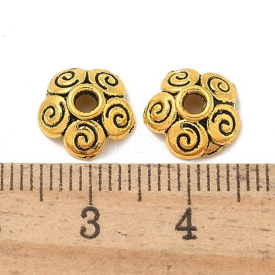 Tibetan Style Alloy Beads TIBE-P003-68AG-1