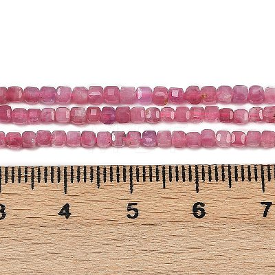 Natural Pink Tourmaline Beads Strands G-H266-10-1