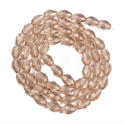 Transparent Glass Beads Strands EGLA-N013-T10mm-D23-1