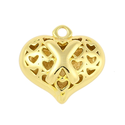 Hollow Brass Pendants for Valentine's Day KK-M289-03X-G-1