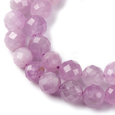 Natural Kunzite Beads Strands G-P587-B01-02-1