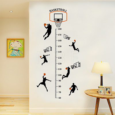 PVC Height Growth Chart Wall Sticker DIY-WH0232-020-1