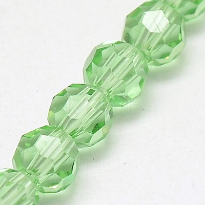 Glass Beads Strands EGLA-J042-6mm-01-1