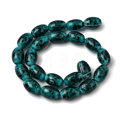 Handmade Gold Sand Lampwork Beads LA-CBAC6A6-01B-1