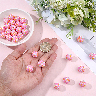 30Pcs Silicone Beads SIL-SC0003-22-1
