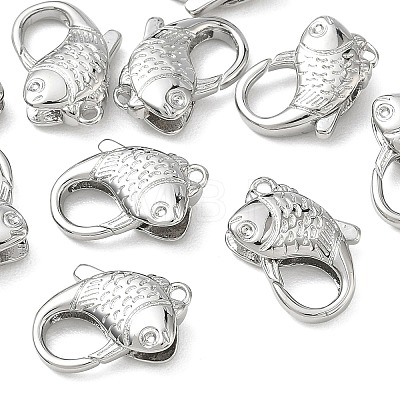 SHEGRACE Brass Lobster Claw Clasps XGRQ4G107-673P-1