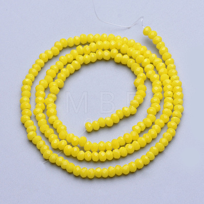 Opaque Glass Beads Strands GLAA-R200-B12-1