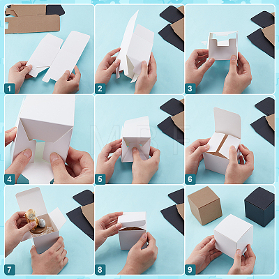 Cardboard Paper Packaging Boxes CON-WH0123-04B-02-1