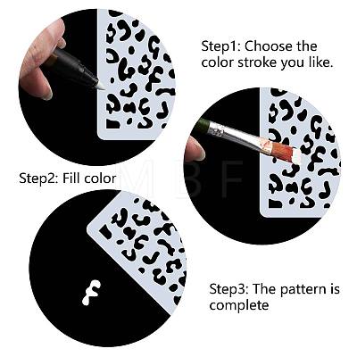 PET Plastic Drawing Painting Stencils Templates DIY-WH0244-166-1