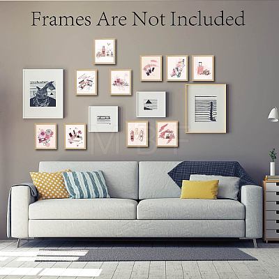 Chemical Fiber Oil Canvas Wall Art HJEW-WH0019-029-1