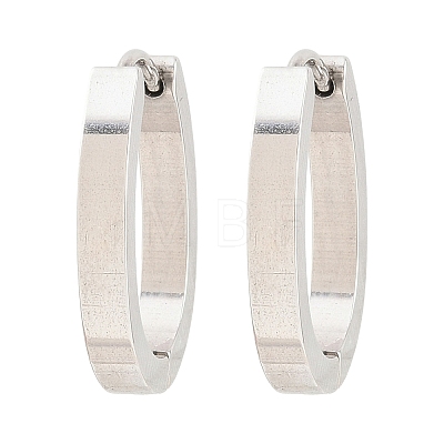 201 Stainless Steel Hoop Earrings EJEW-T056-03P-02-1