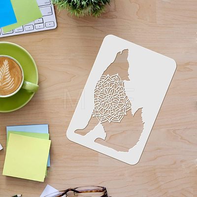 Large Plastic Reusable Drawing Painting Stencils Templates DIY-WH0202-084-1