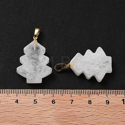 Natural Quartz Crystal Pendants G-A203-01K-1