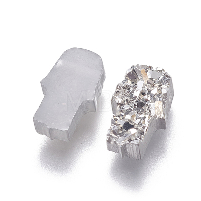 Imitation Druzy Gemstone Resin Beads RESI-L026-A04-1