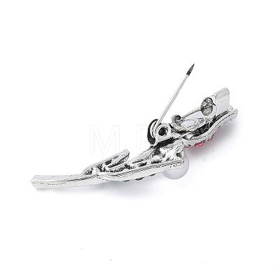 Alloy Rhinestone Brooches JEWB-H028-03AS-01-1