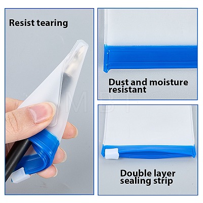 EVA 40Pcs Plastic Zip-lock Bags ABAG-SP0001-18A-01-1