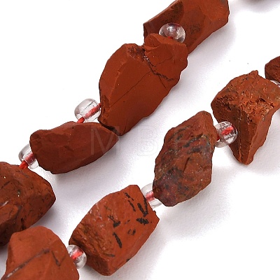 Natural Red Jasper Beads Strands GG-CBA0B77-A22-03-1