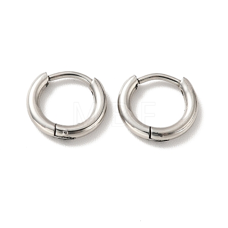 Tarnish Resistant 201 Stainless Steel Huggie Hoop Earrings STAS-H164-01P-1