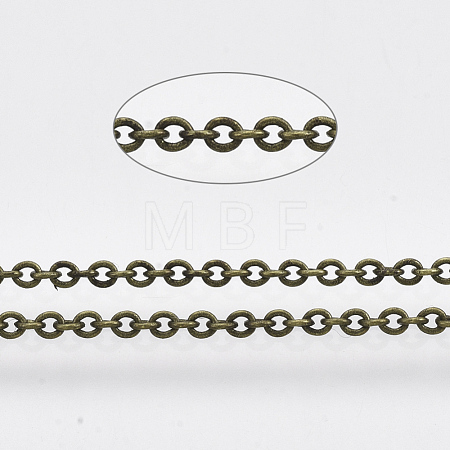 Brass Cable Chains CHC-034Y-AB-NR-1