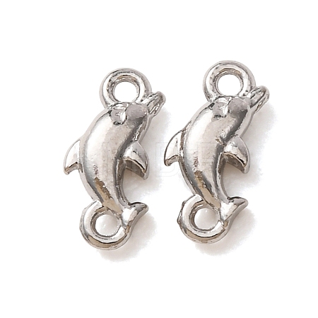 304 Stainless Steel Connector Charms STAS-N124-43P-1