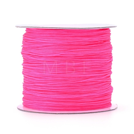 Nylon Braided Cord for Woven Jewelry Making Macrame Craft NWIR-D055-0.6mm-19-1
