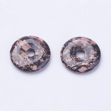 Natural Rhodonite Pendants G-F524-B08-1