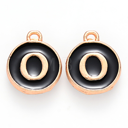 Golden Plated Alloy Charms X-ENAM-S118-02O-1