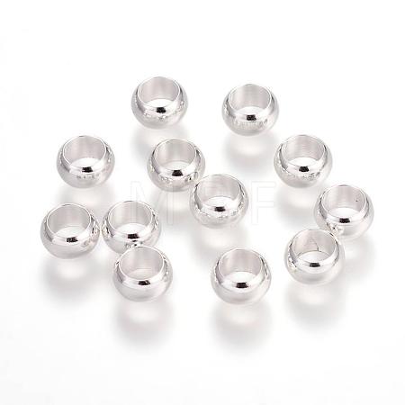 Brass European Beads OPDL-M001-01S-1