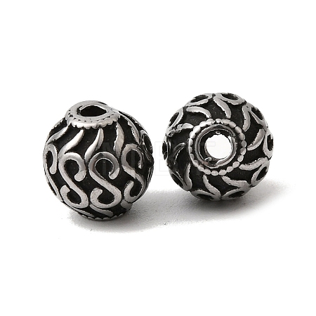 304 Stainless Steel Beads STAS-K255-20E-AS-1