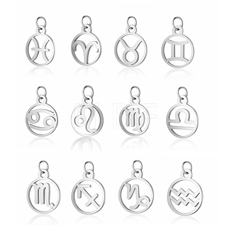 Non-Tarnish 304 Stainless Steel Charms STAS-T036-T513-A-M-1