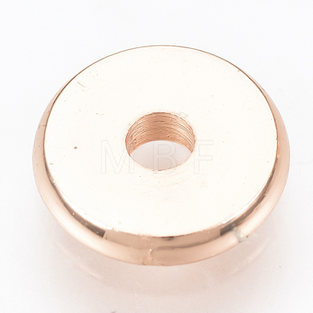 Brass Spacer Beads X-KK-Q738-8mm-04RG-1