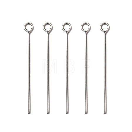 Tarnish Resistant 304 Stainless Steel Eye Pin STAS-E013-0.6x30mm-1
