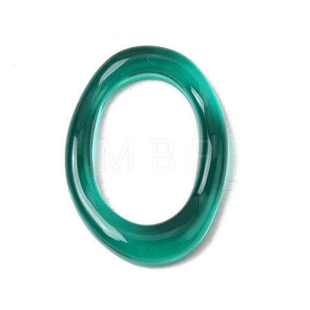 Transparent Resin Pendants FIND-H021-02B-1