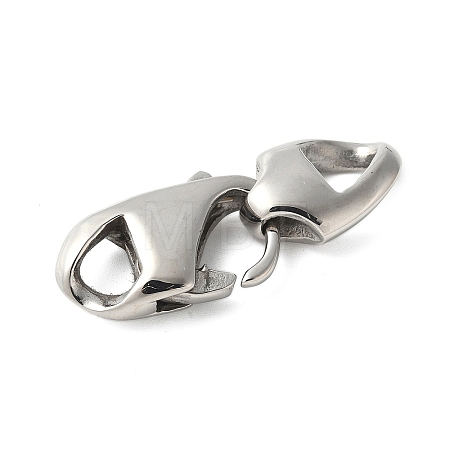 316 Surgical Stainless Steel Lobster Claw Clasps STAS-H234-10P-03-1