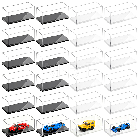 36 Bags 2 Styles Transparent Acrylic Toys Action Figures Display Boxes ODIS-WA0001-14-1